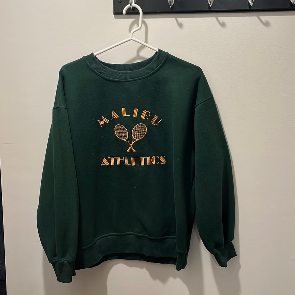 Oversized crew neck